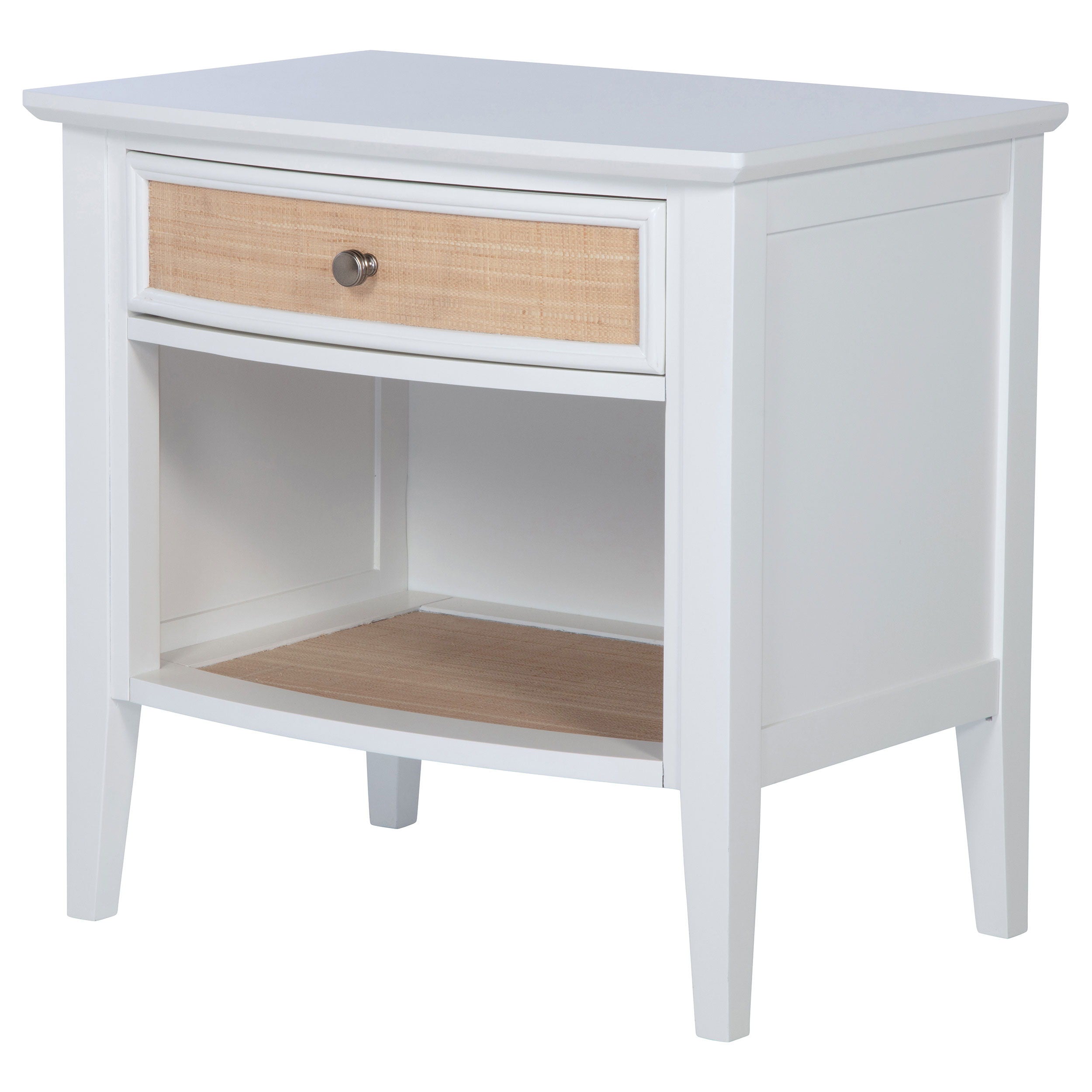 Coaster Fine Furniture Bexhill - 1-Drawer Nightstand Bedside Table - White | Meri Furniture