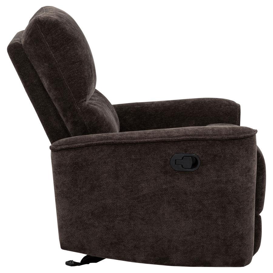 Navarro - Chenille Upholstered Glider Recliner