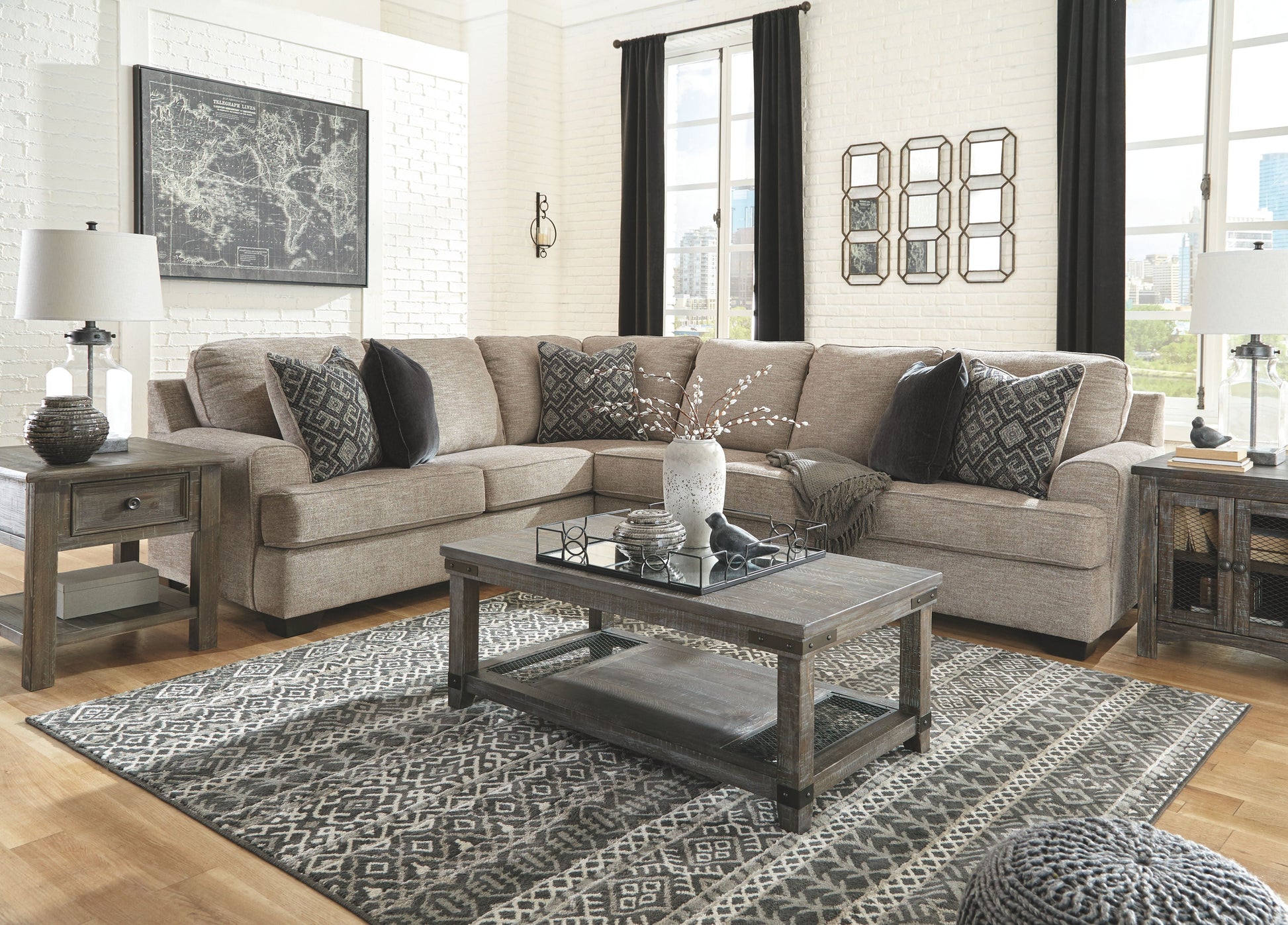 Signature Design by Ashley® Bovarian - Sectional | Meri Furniture