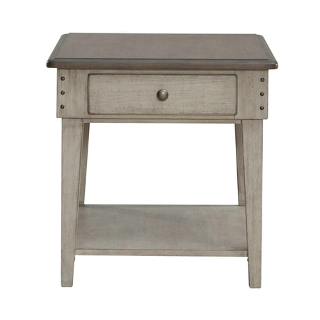 Ivy Hollow - Drawer End Table - White