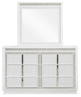 Chalanna - White - Dresser And Mirror