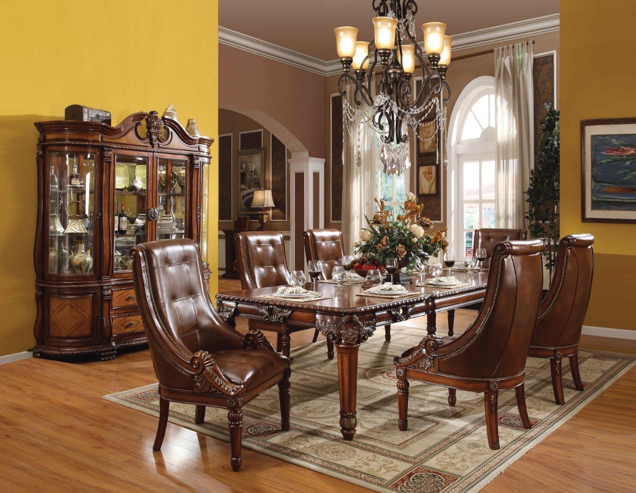 ACME Winfred - Dining Table - Cherry | Meri Furniture