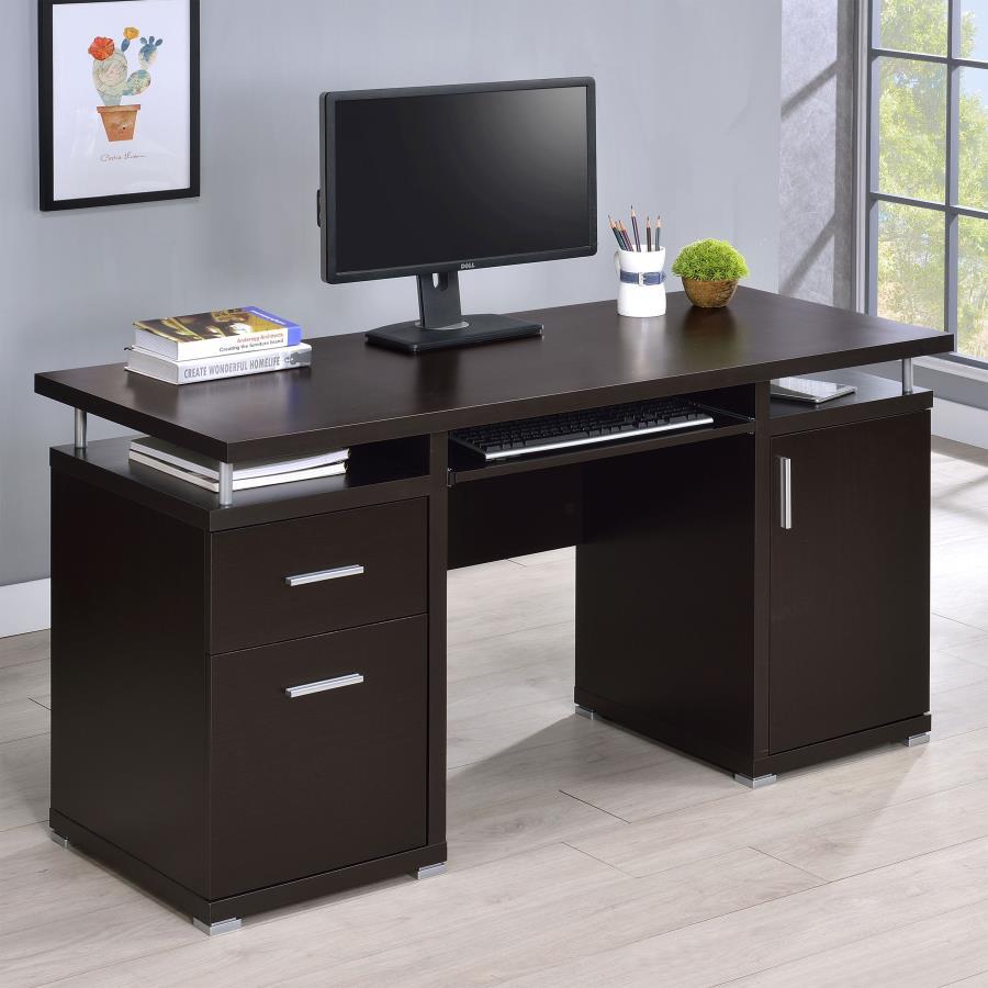 Coaster Fine Furniture Tracy - 2-Drawer Office Computer Desk | Meri Furniture
