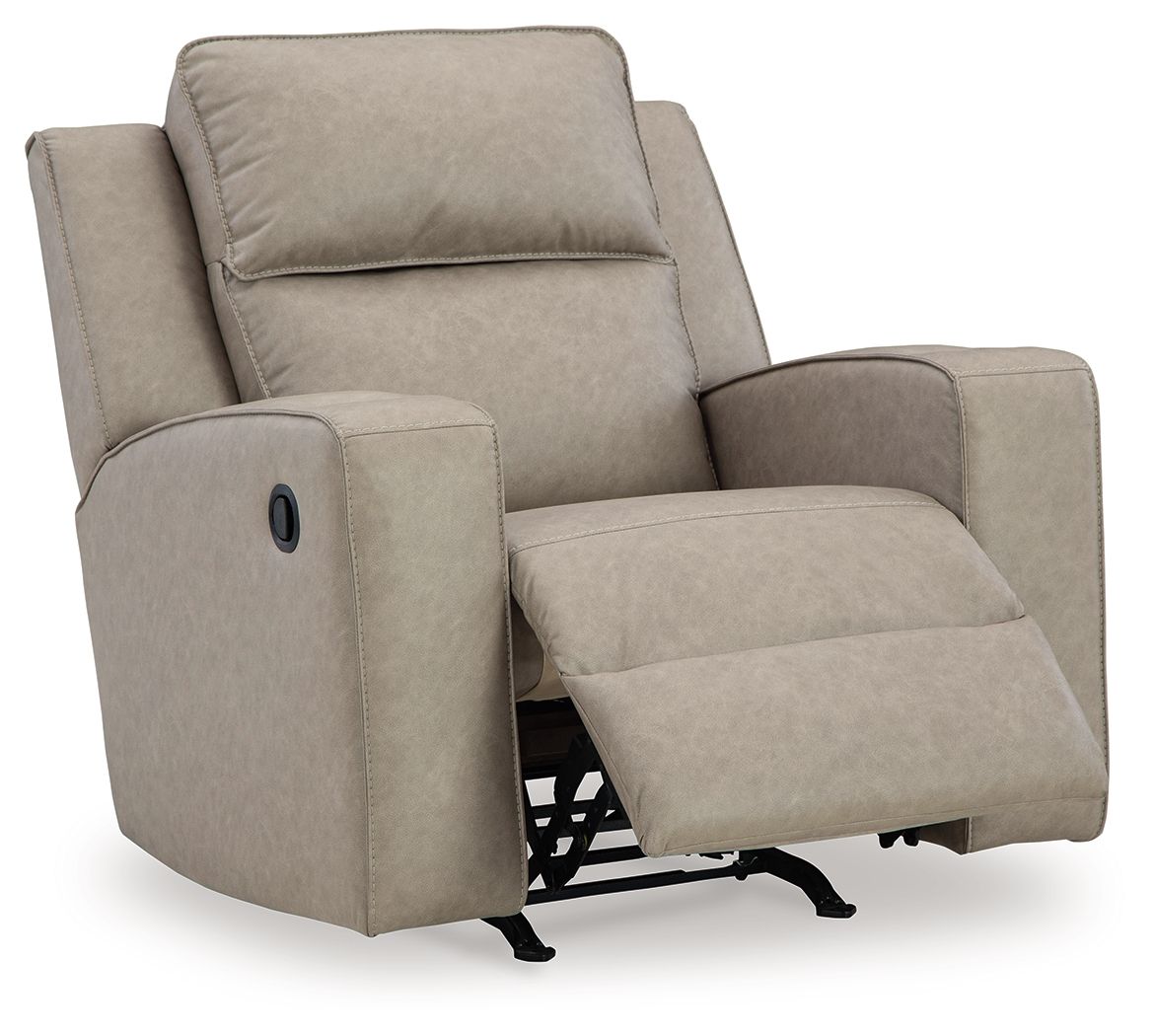 Signature Design by Ashley® Lavenhorne - Pebble - Rocker Recliner | Meri Furniture