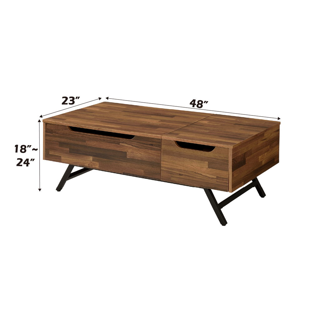 Throm - Coffee Table With Lift Top - Walnut