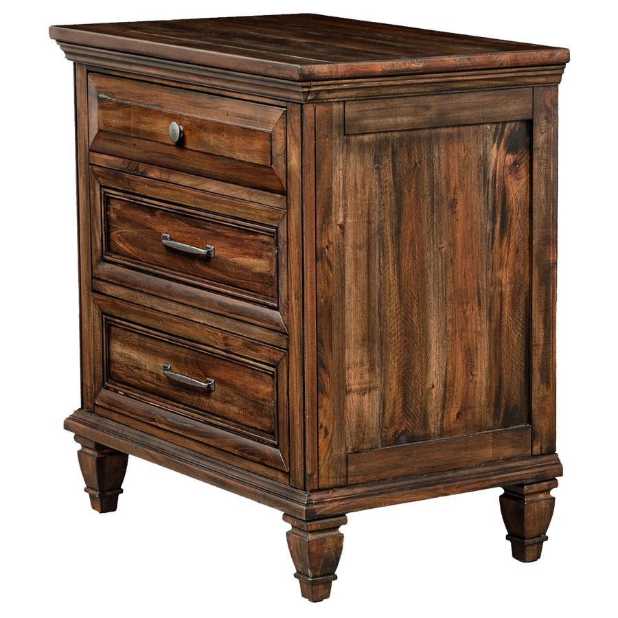 Coaster Fine Furniture Avenue - 3-Drawer Nightstand | Meri Furniture
