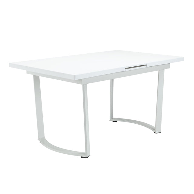 ACME Palton - Dining Table - High Gloss White Finish | Meri Furniture