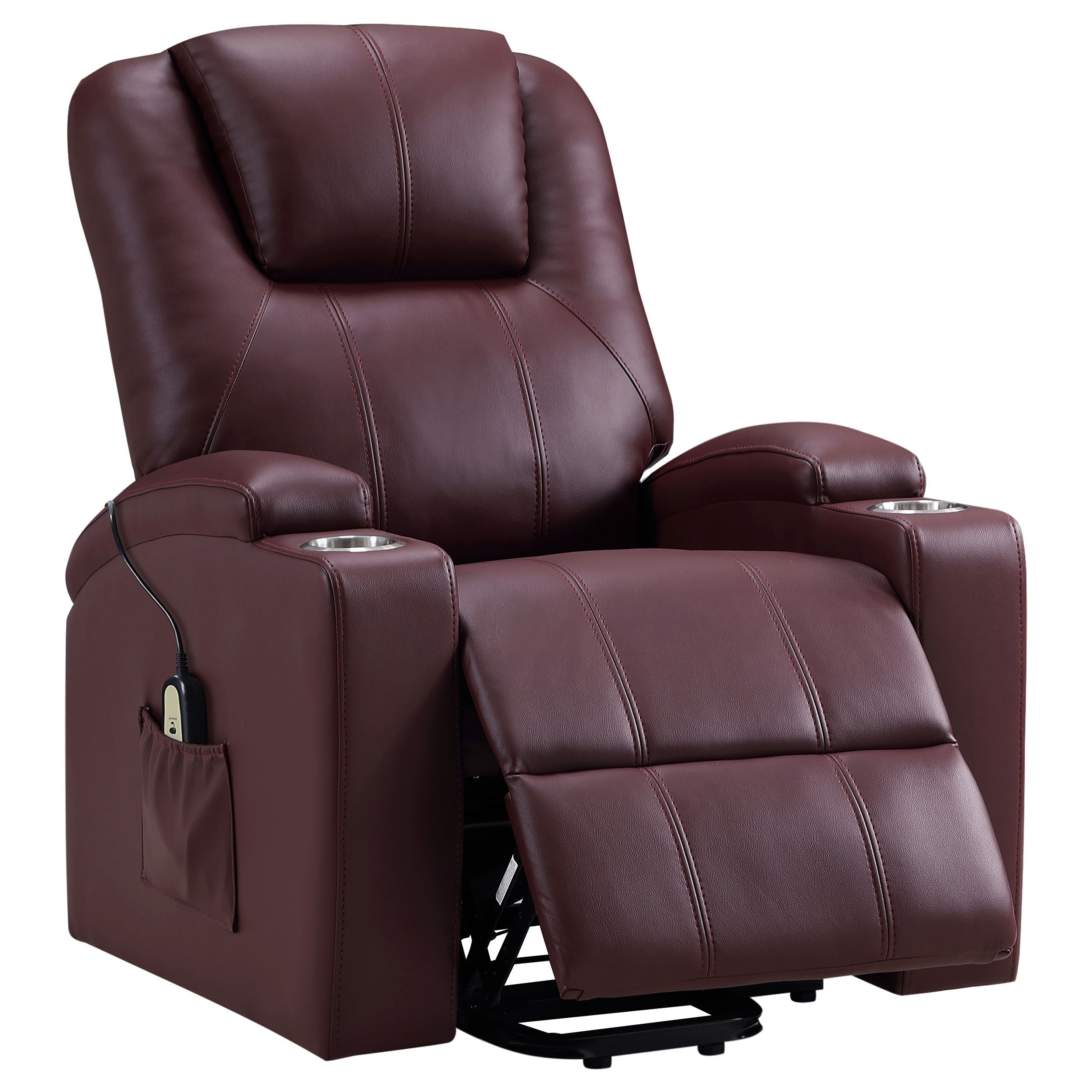 Coaster Fine Furniture Armstrong - Upholstered Power Lift Massage Recliner | Meri Furniture