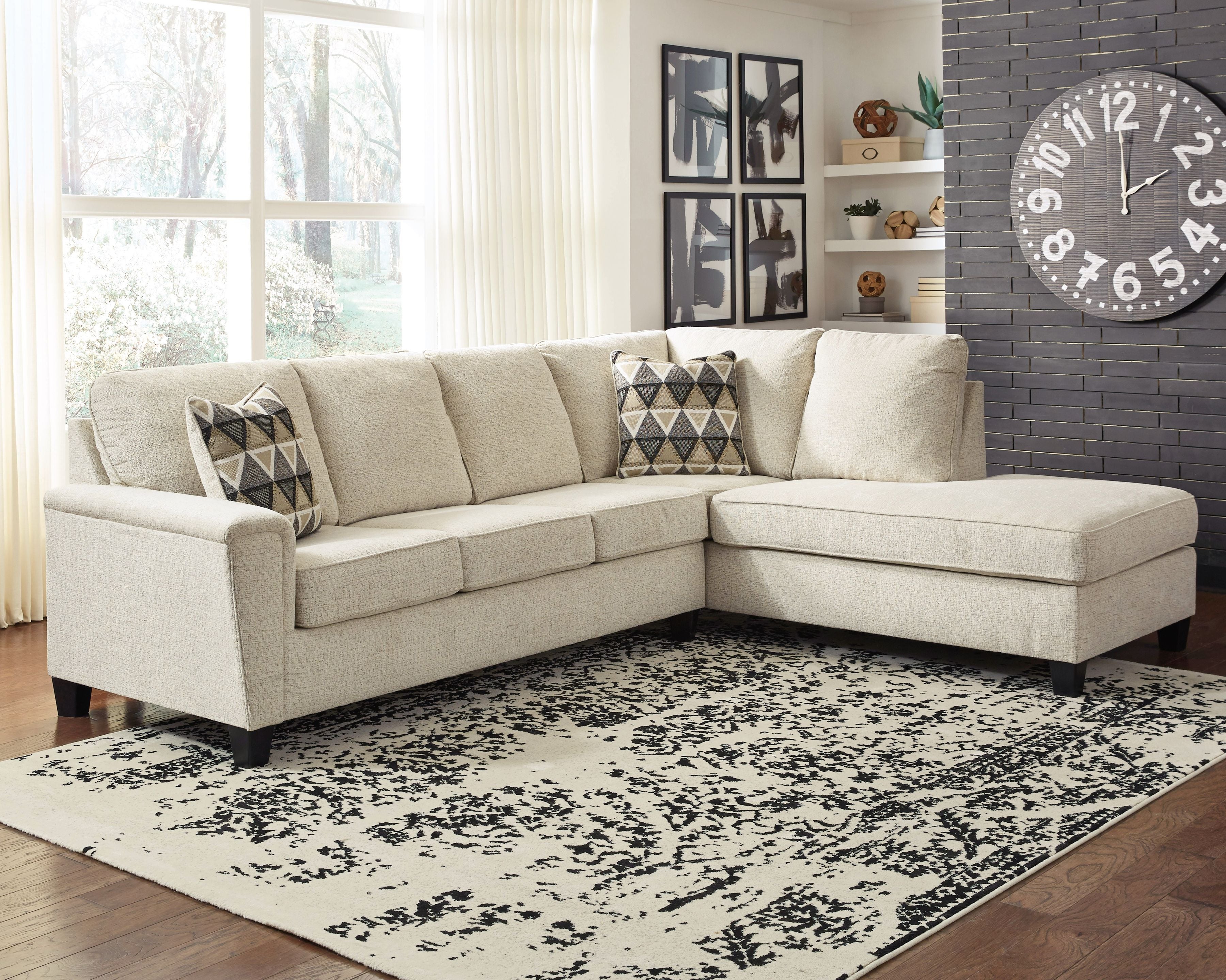 Millennium® by Ashley Abinger - Sleeper Sectional | Meri Furniture