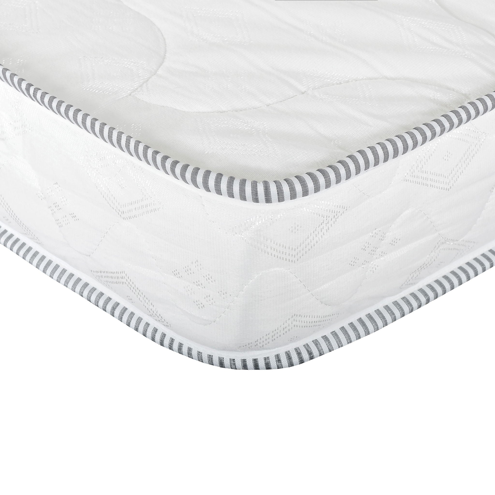 Reversible 6" Full Size Mattress In A Box Pressure Relief And Cooling Technology - White