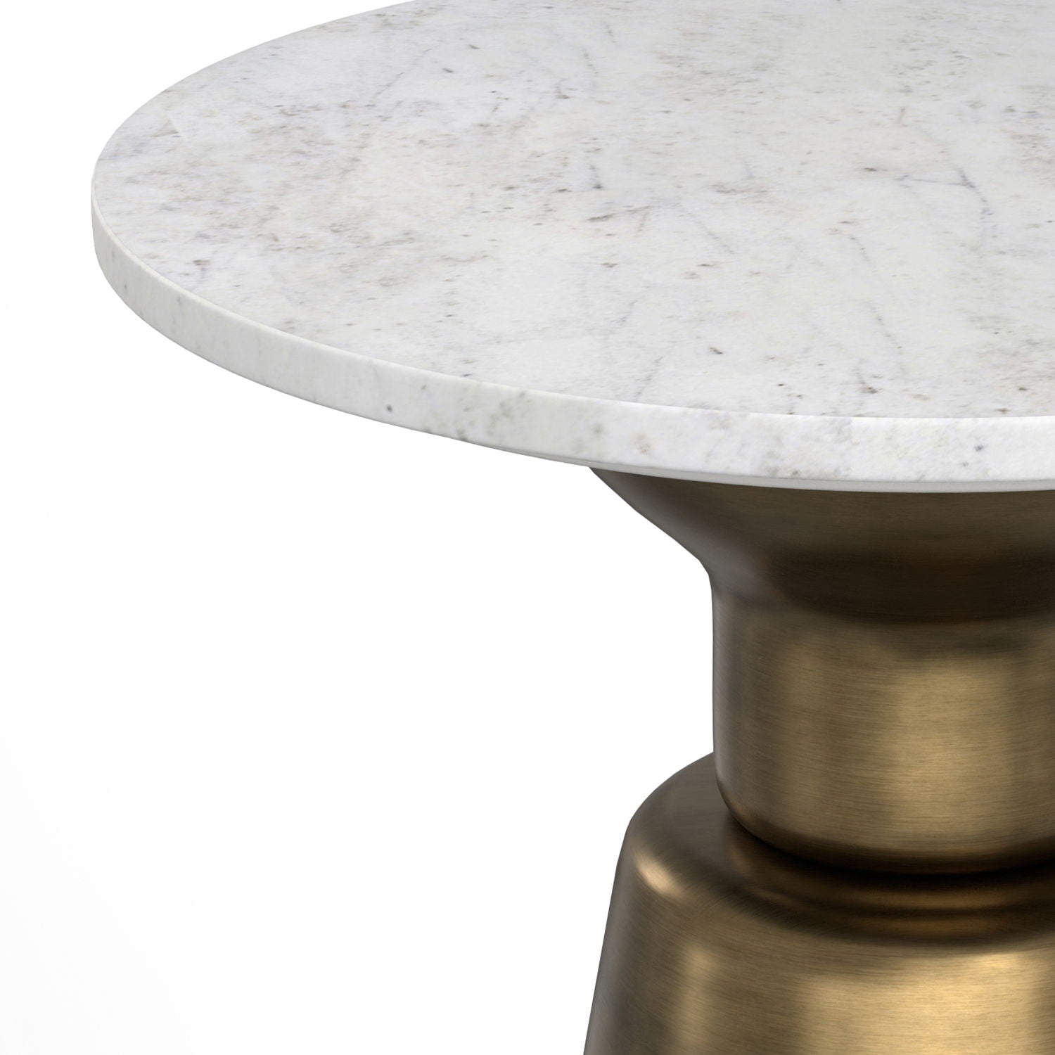 Leyla - Side Table - Antique Brass