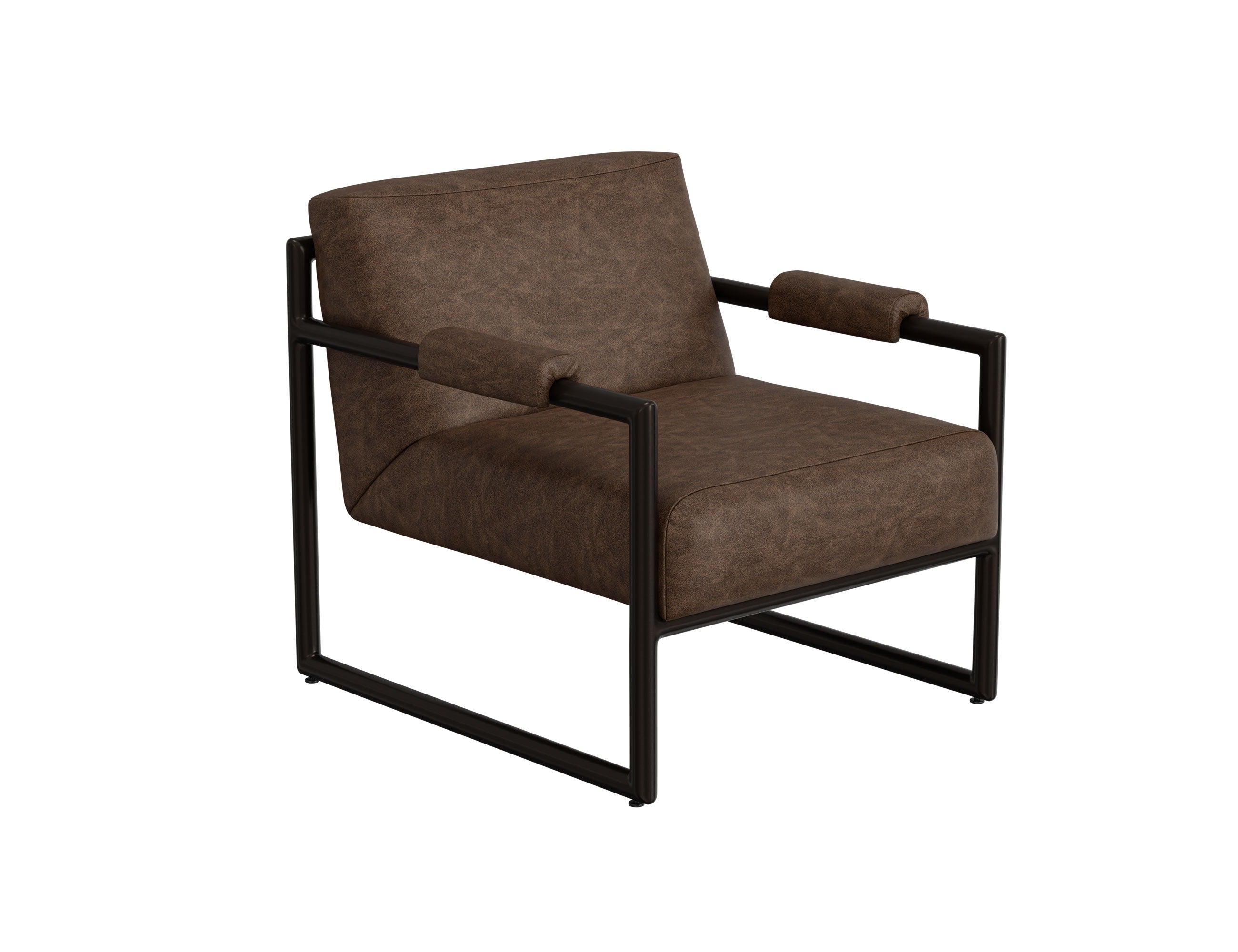 International Furniture Direct Galena - Armchair - Dark Brown | Meri Furniture