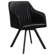 Coaster Fine Furniture Arika - Upholstered Swivel Dining Arm Chair | Meri Furniture