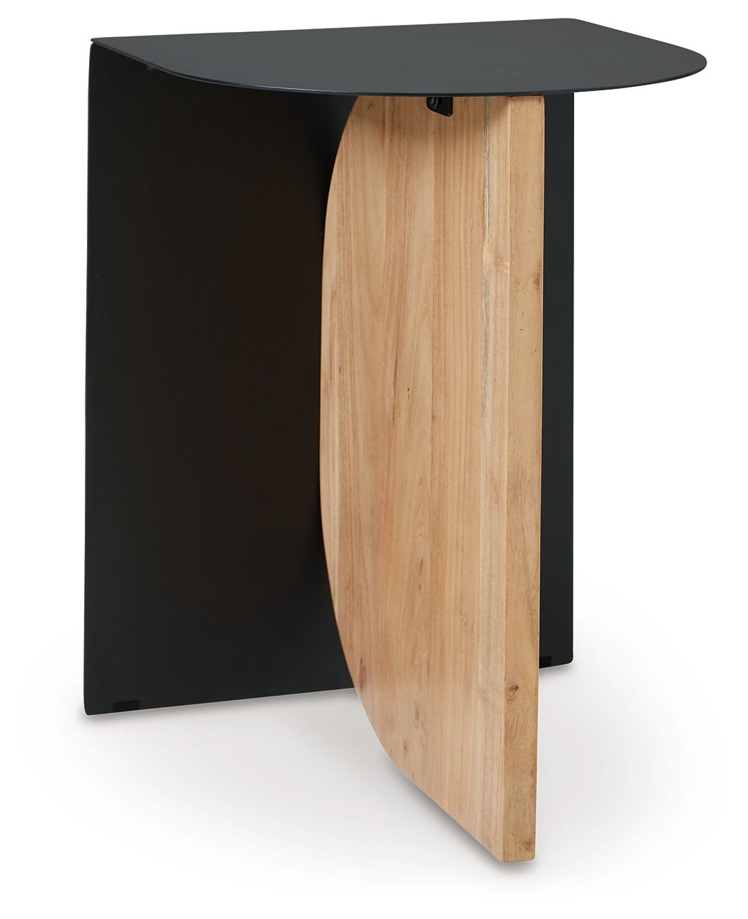 Signature Design by Ashley® Ladgate - Black / Natural - Accent Table | Meri Furniture