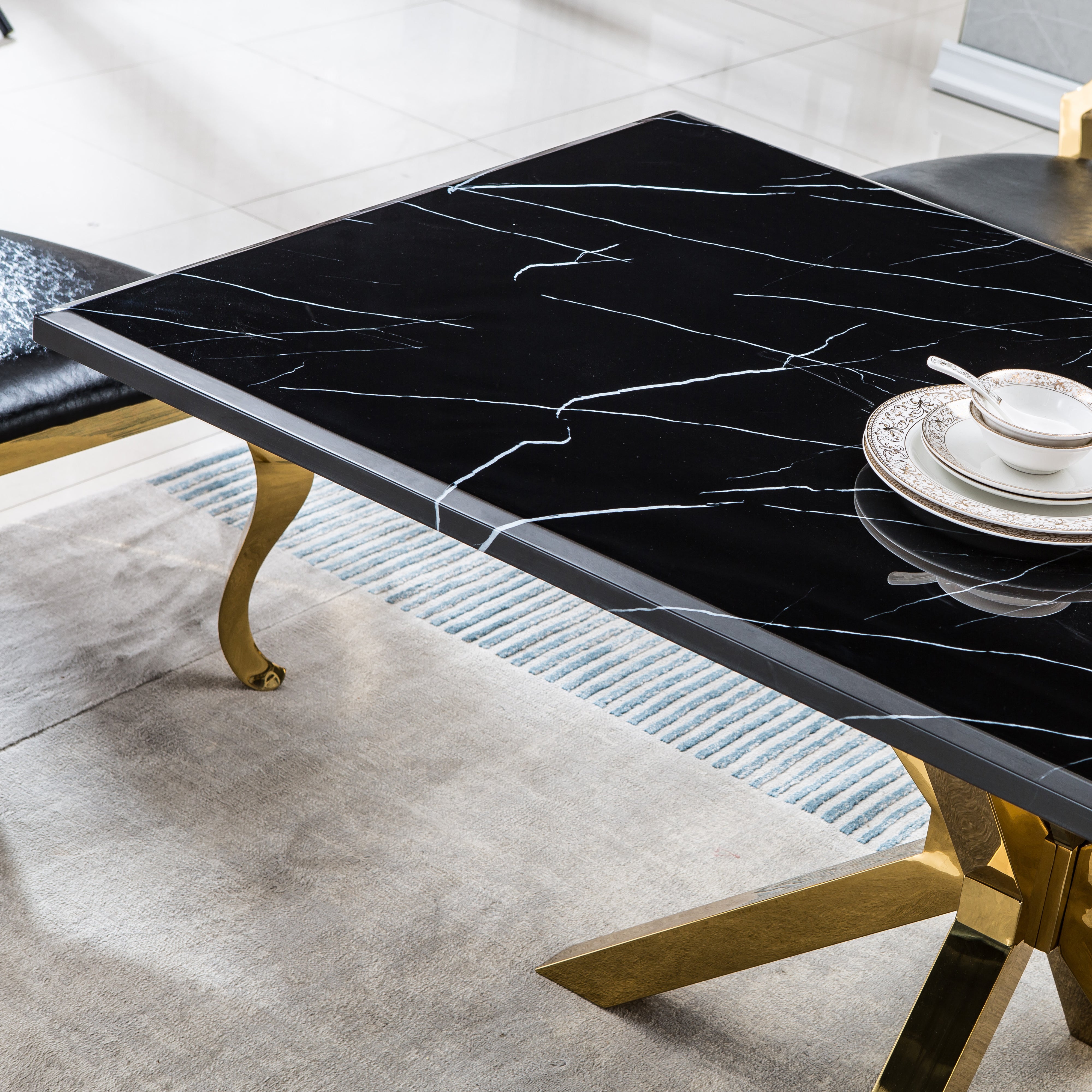 Elegant Rectangular Dining Table