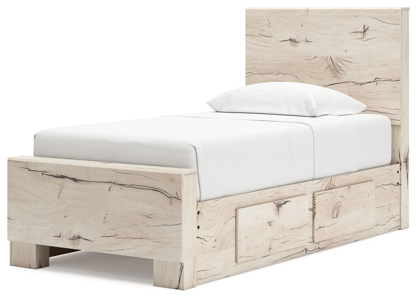 Signature Design by Ashley® Lawroy - Panel Bed With Storage | Meri Furniture