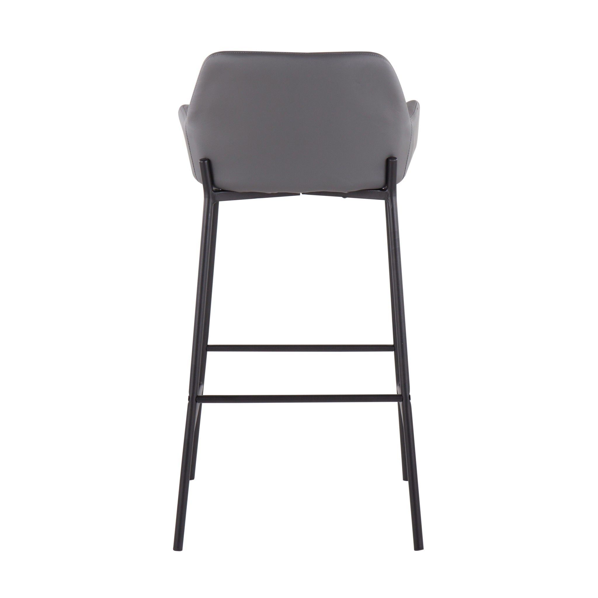 Daniella - Stylish Design Industrial Fixed Height Bar Stool (Set of 2)