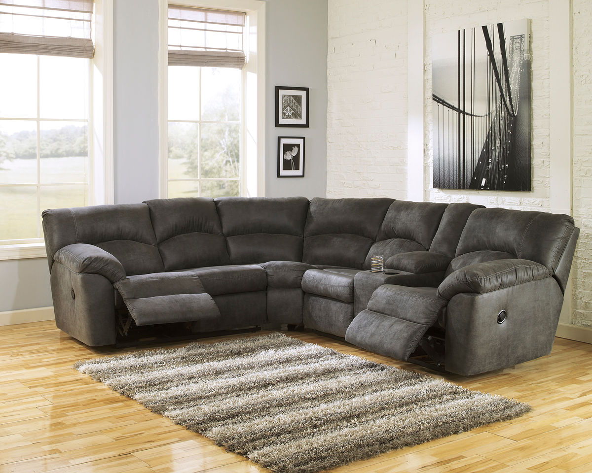 Signature Design by Ashley® Tambo - Reclining Sectional | Meri Furniture