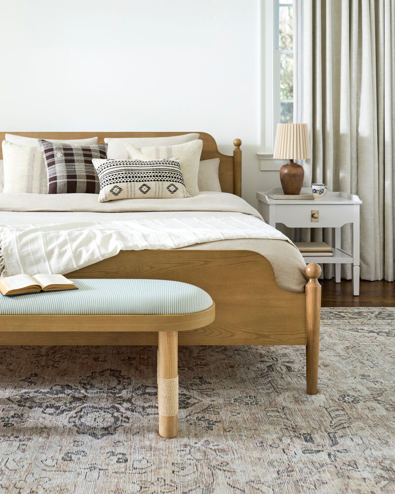 Adella Wood Bed