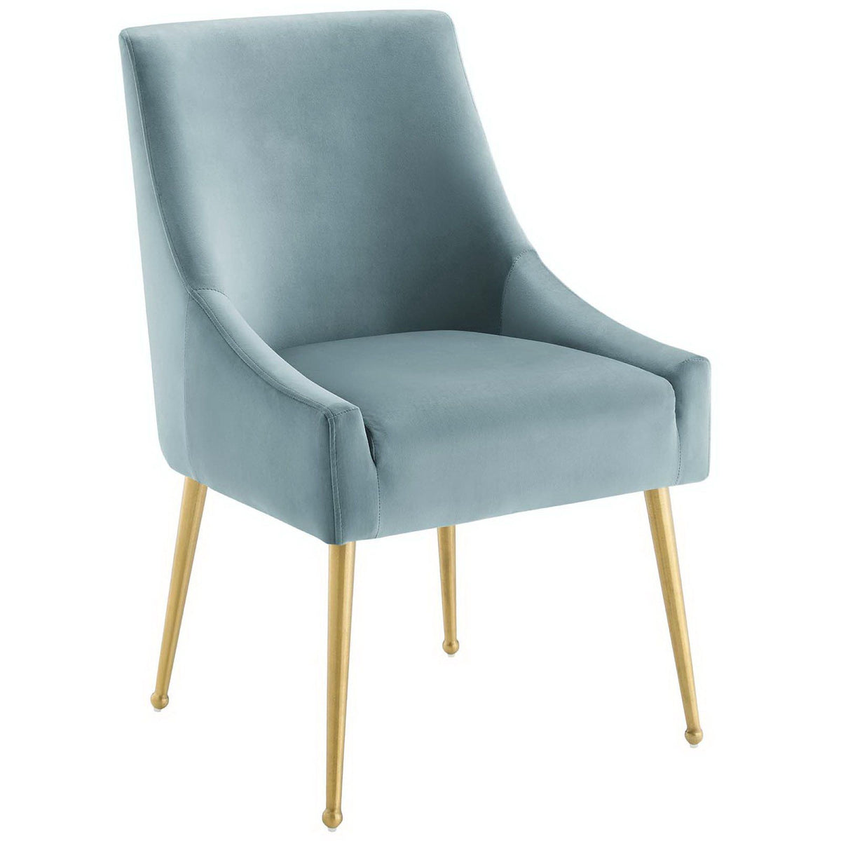 Discern Upholstered Performance Velvet Dining Chair Set of 2 by Modway