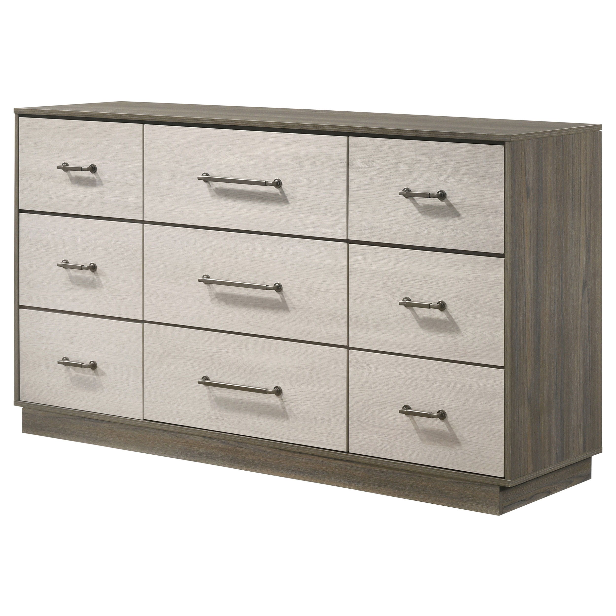 Coaster Fine Furniture Fenwick - 9-Drawer Dresser - Gray Oak | Meri Furniture