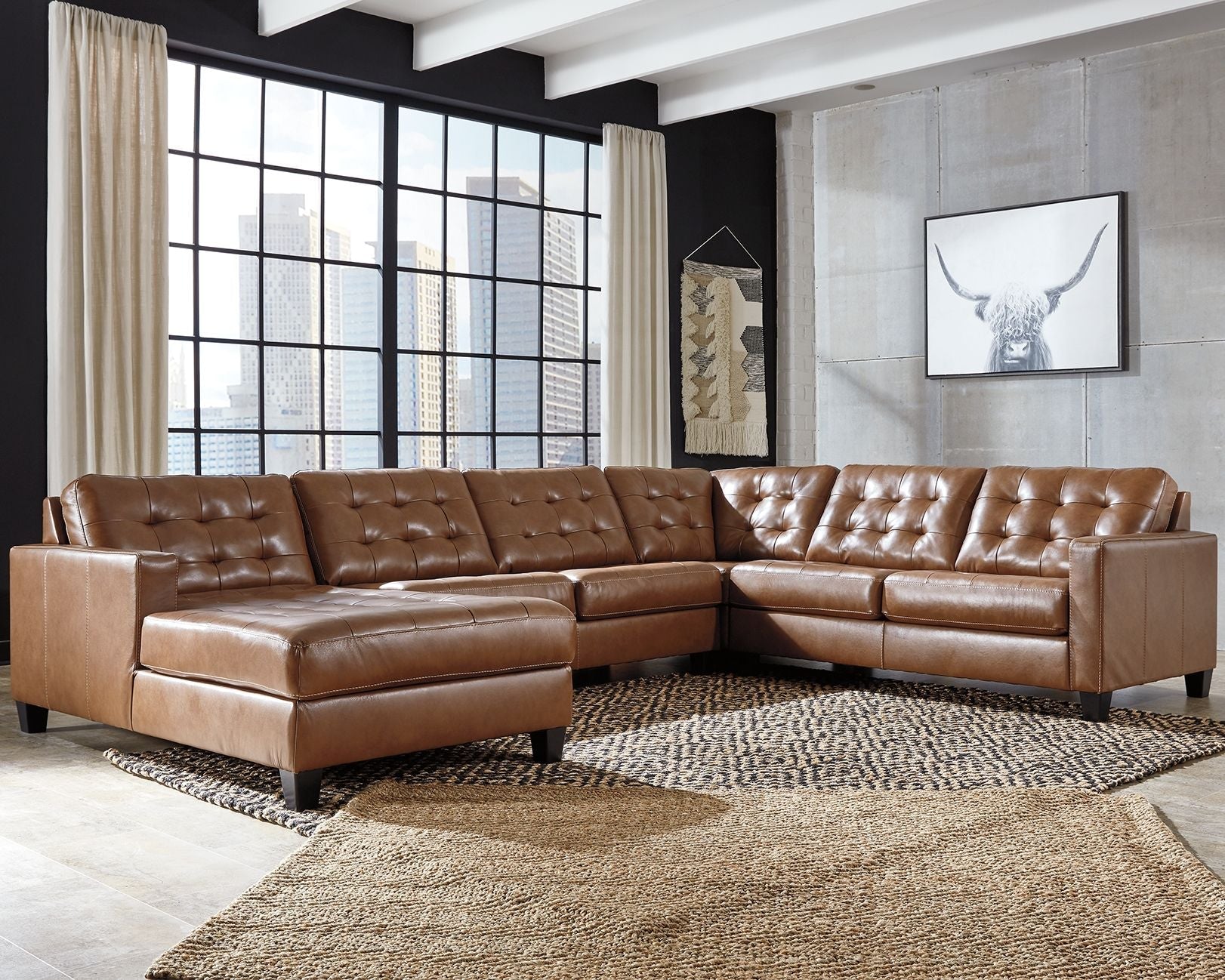 Signature Design by Ashley® Baskove - Sectional | Meri Furniture
