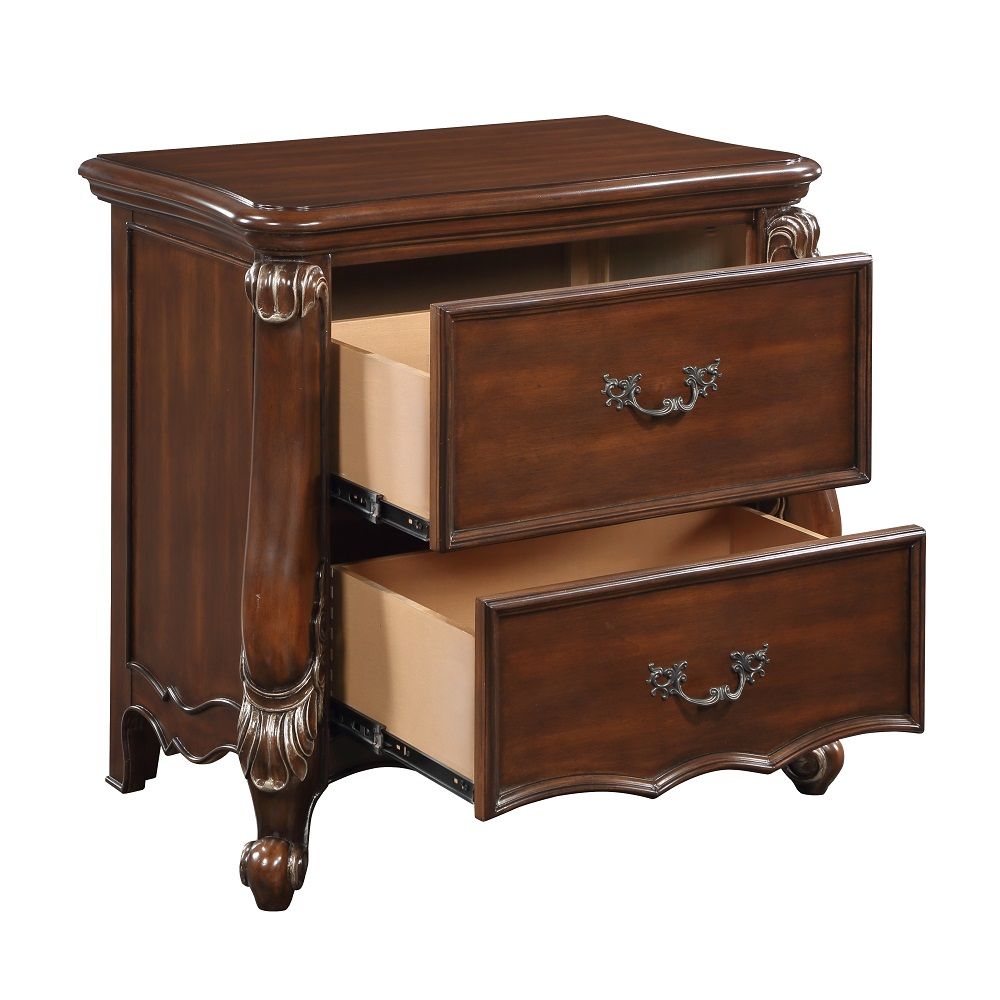 ACME Latisha - Nightstand - Antique Oak | Meri Furniture