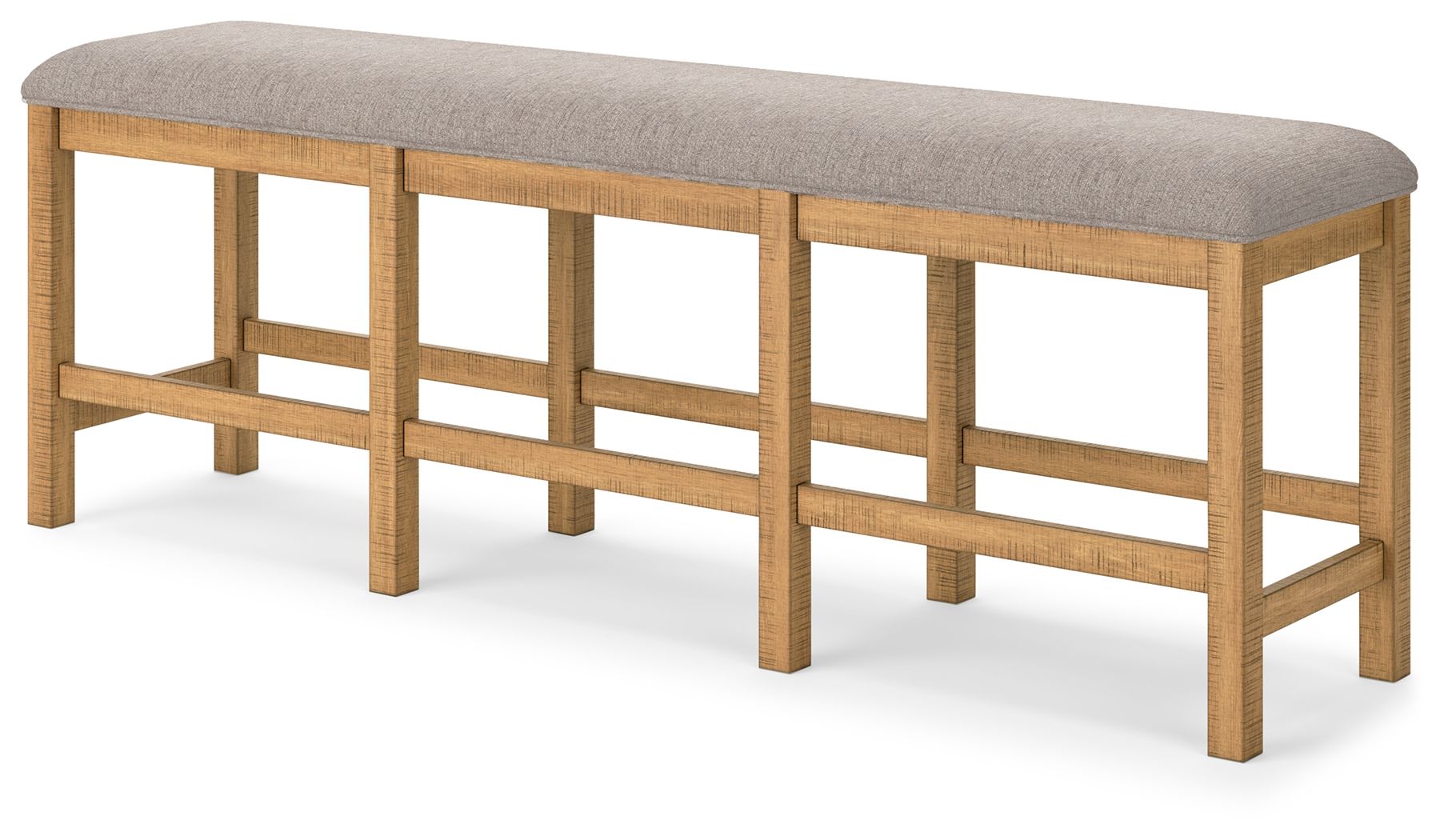 Signature Design by Ashley® Havonplane - Brown - XL Counter Height Upholstered Dining Bench | Meri Furniture