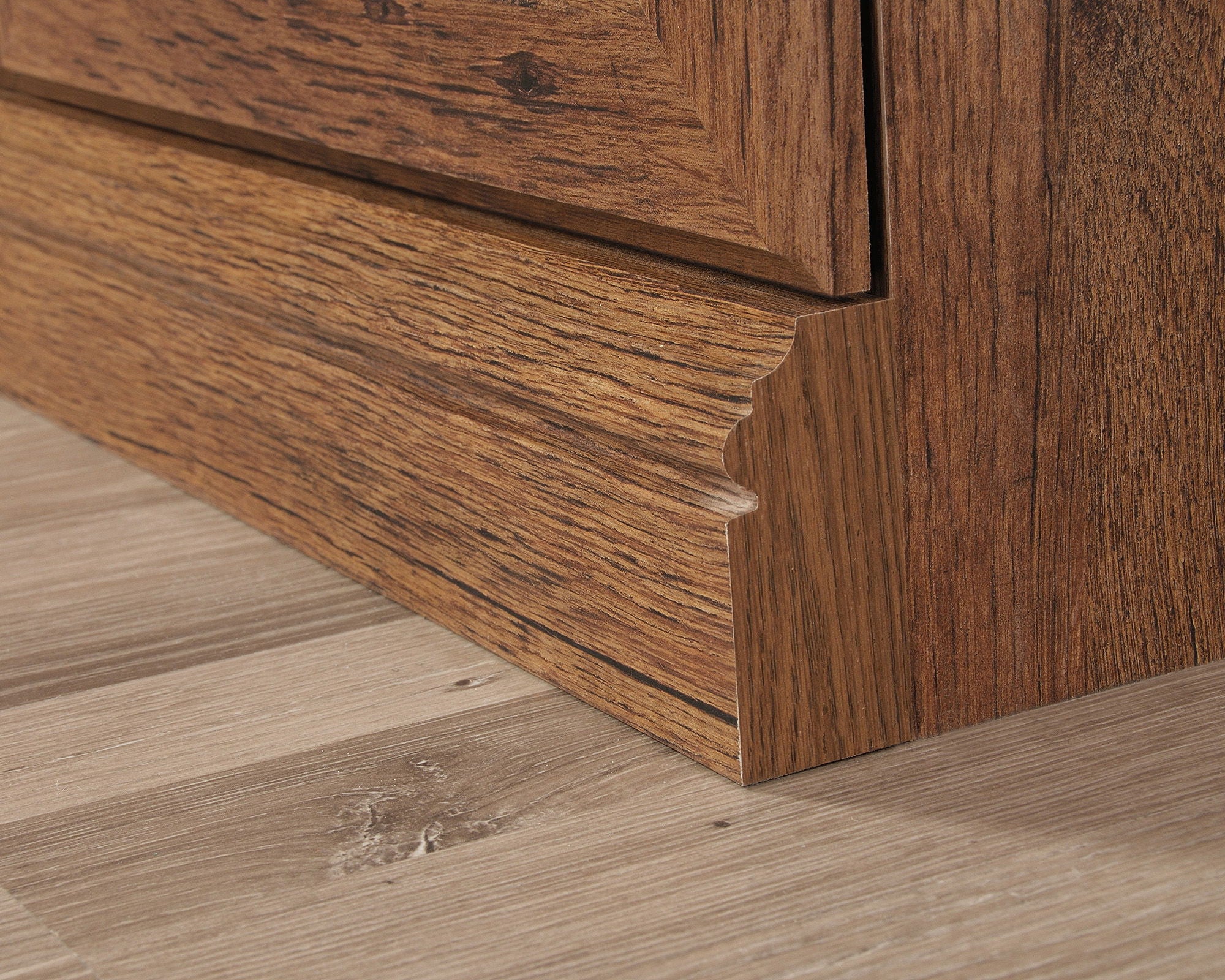 Farmhouse Style 5-Shelf 2-Door Bookcase