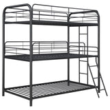 Garner - Metal Triple Bunk Bed