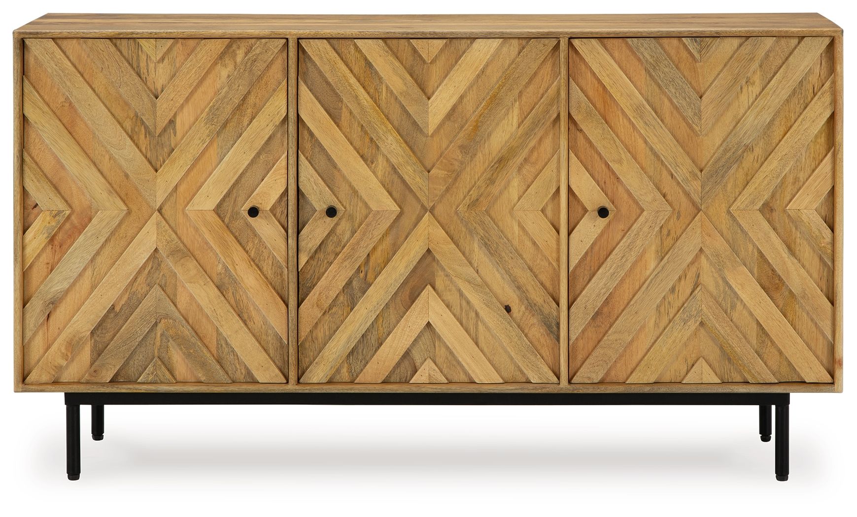 Signature Design by Ashley® Cadewick - Natural - Accent Cabinet | Meri Furniture