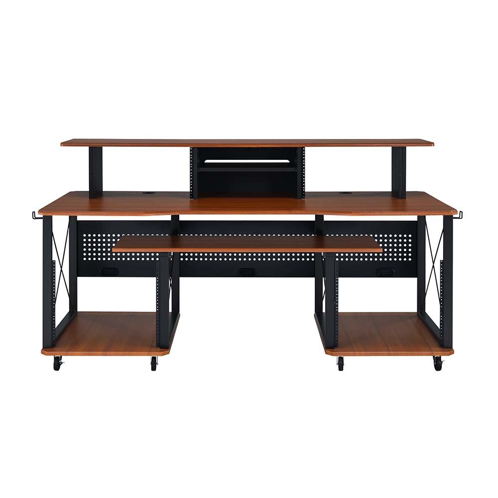 Bigger and better than ever, the Megara music desk is a great option for aspiring artists or producers.