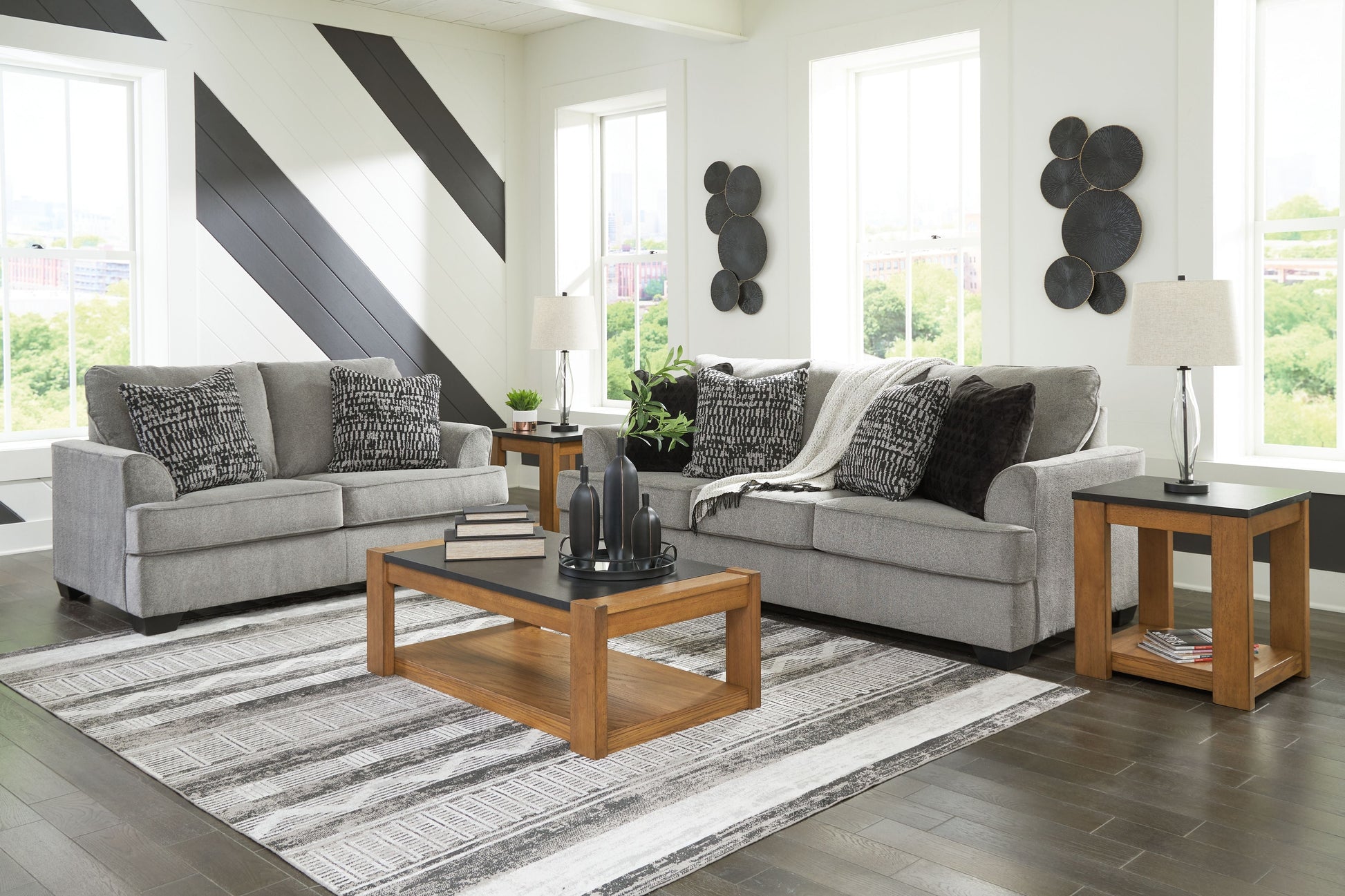 Signature Design by Ashley® Deakin - Living Room Set | Meri Furniture