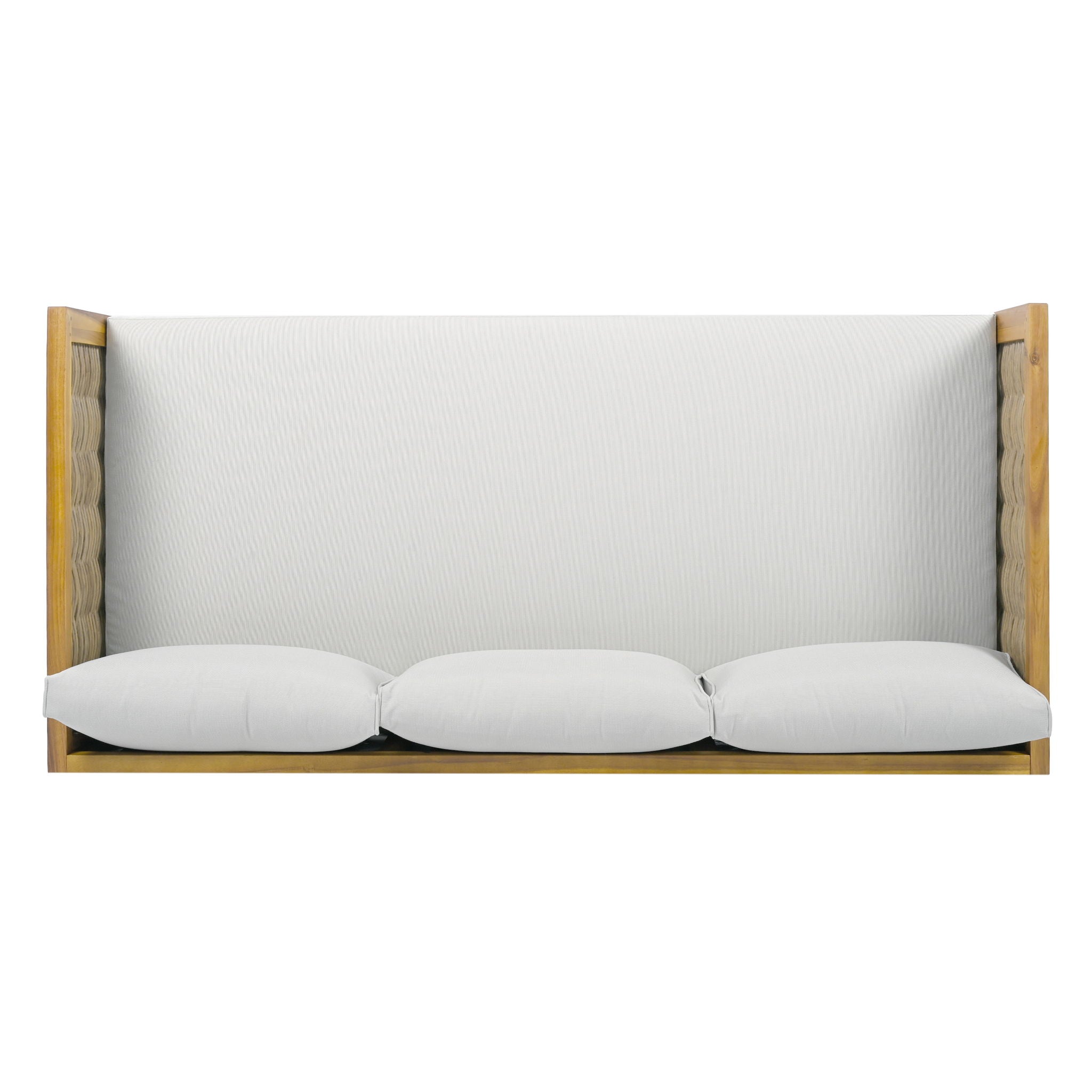 Claremont - 3 Seater Daybed Teak Acacia Wood Water Resistant Cushions