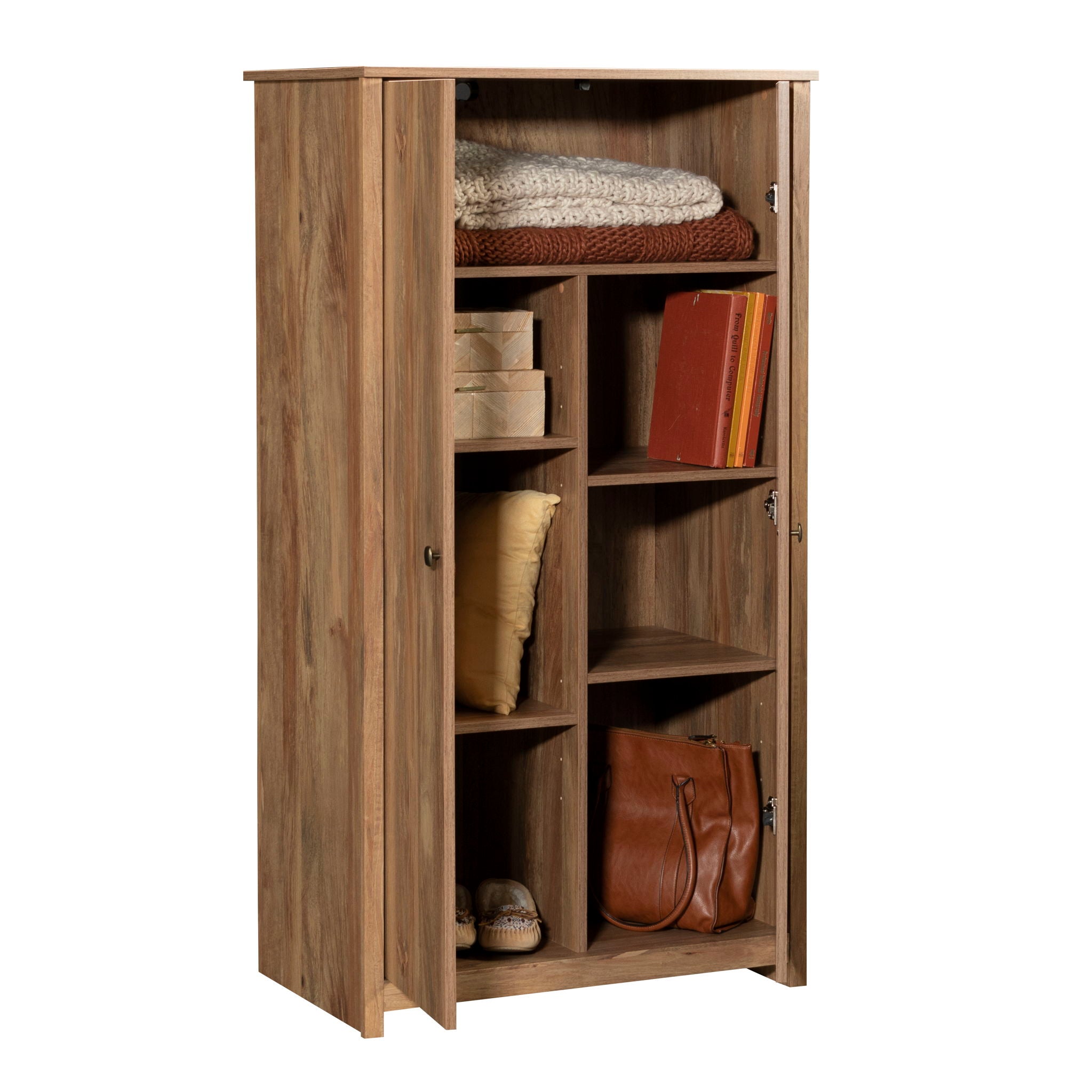 2-Door Storage Cabinet in Sindoori Mango