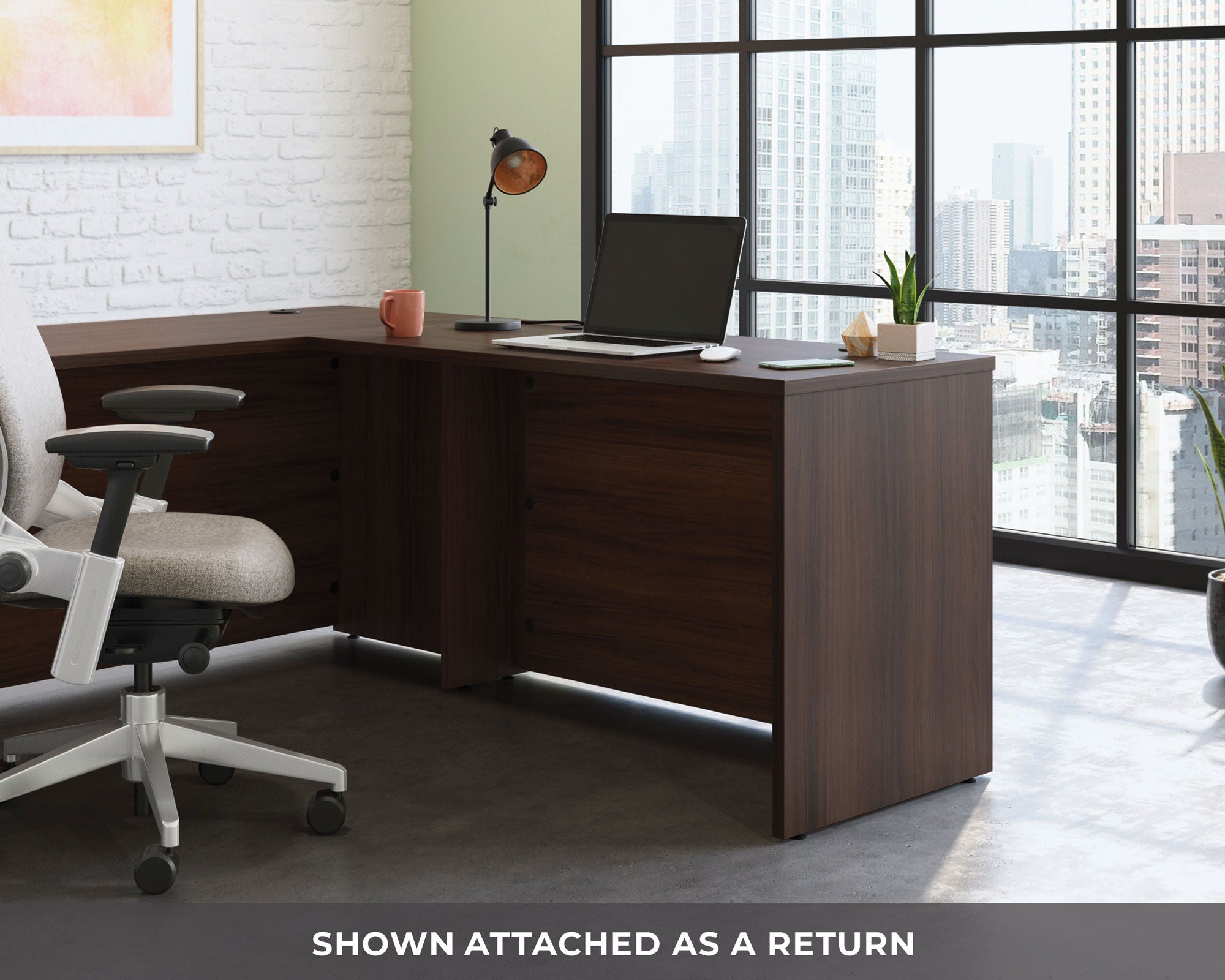 Commercial Desk 48" x 24" in Noble Elm