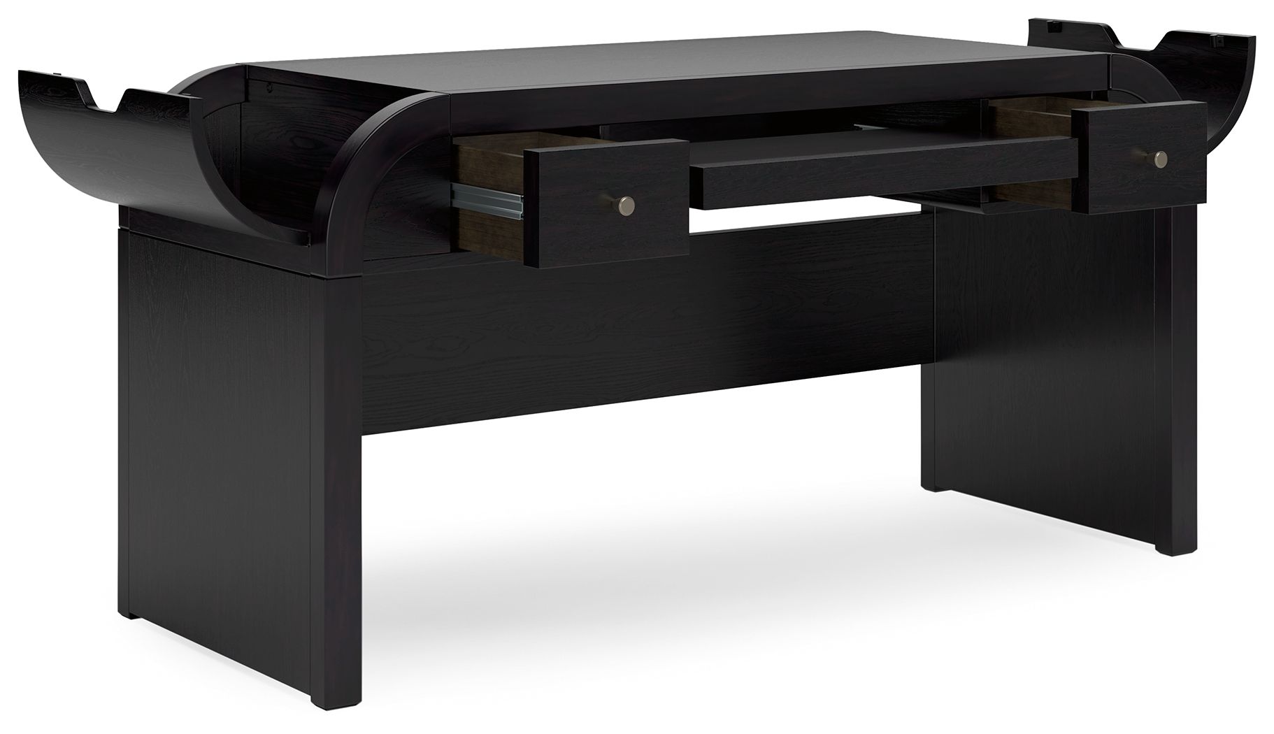 Signature Design by Ashley® Rowanbeck - Black - Home Office Desk | Meri Furniture