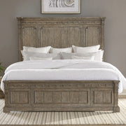 Town & Country - King California Panel Bed - Dusty Taupe