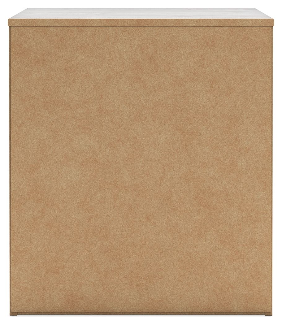 Cayboni - Two Drawer Night Stand - Whitewash