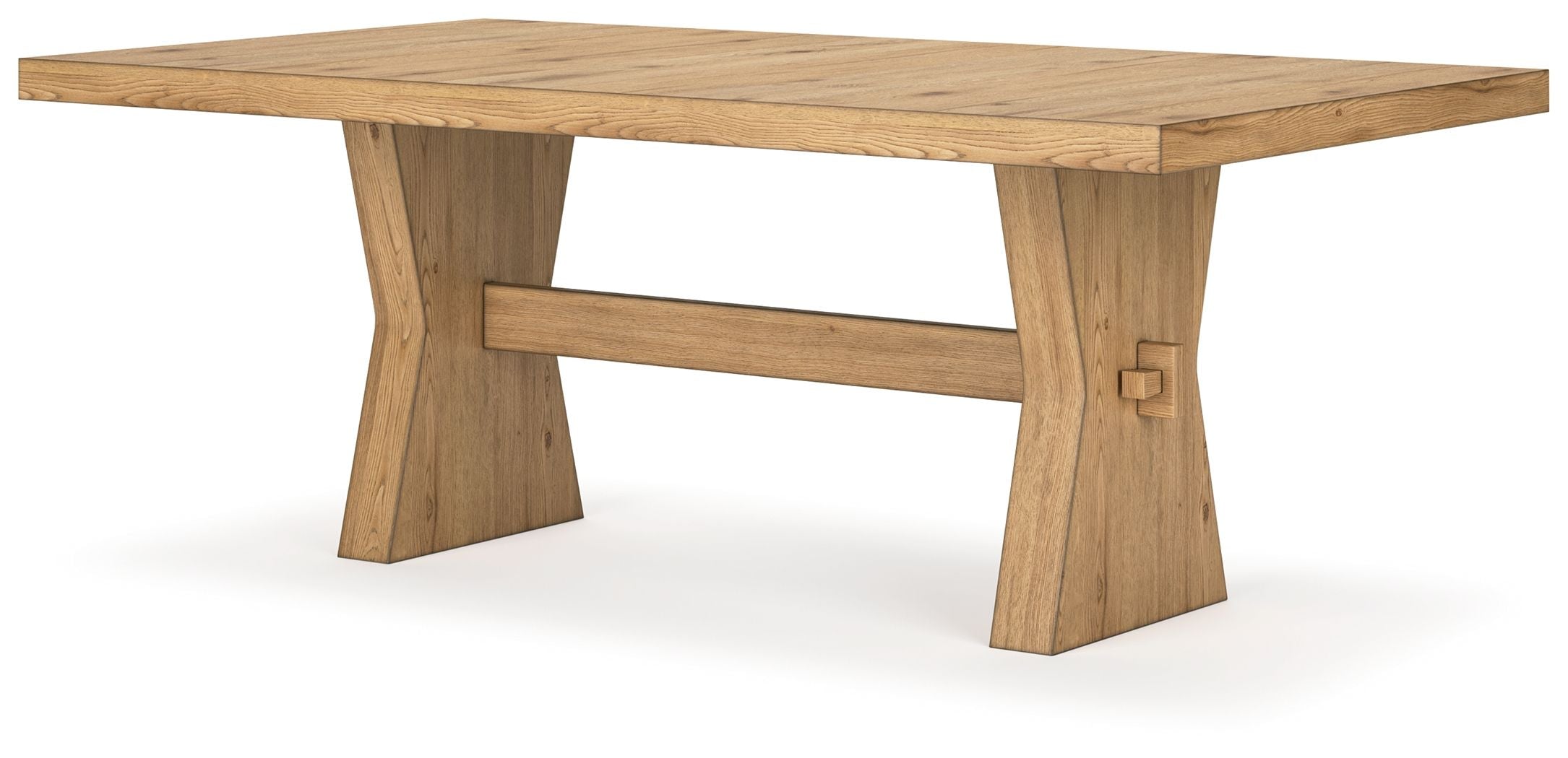 Signature Design by Ashley® Galliden - Light Brown - Rectangular Dining Room Table | Meri Furniture