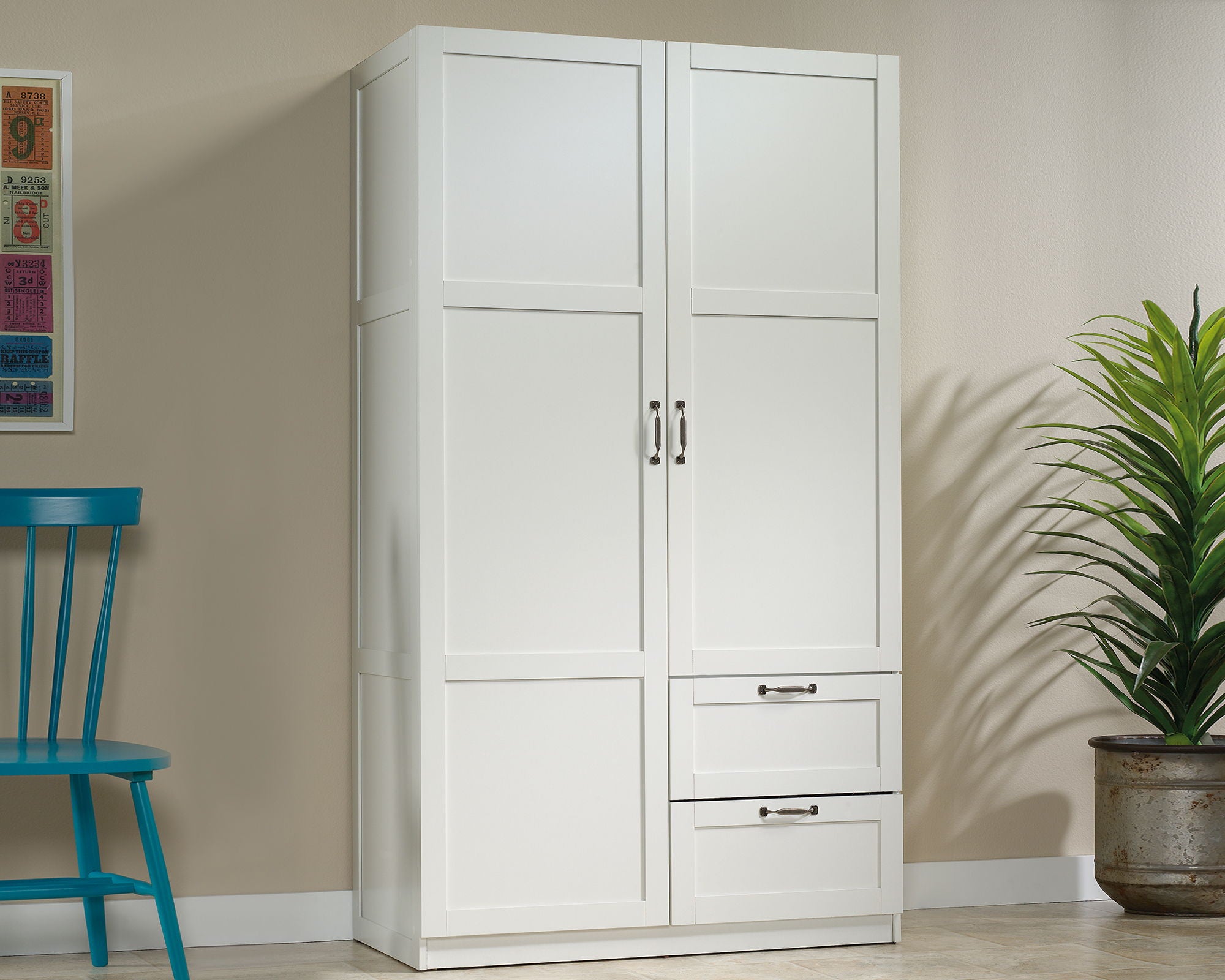 Wardrobe/Storage Cabinet White