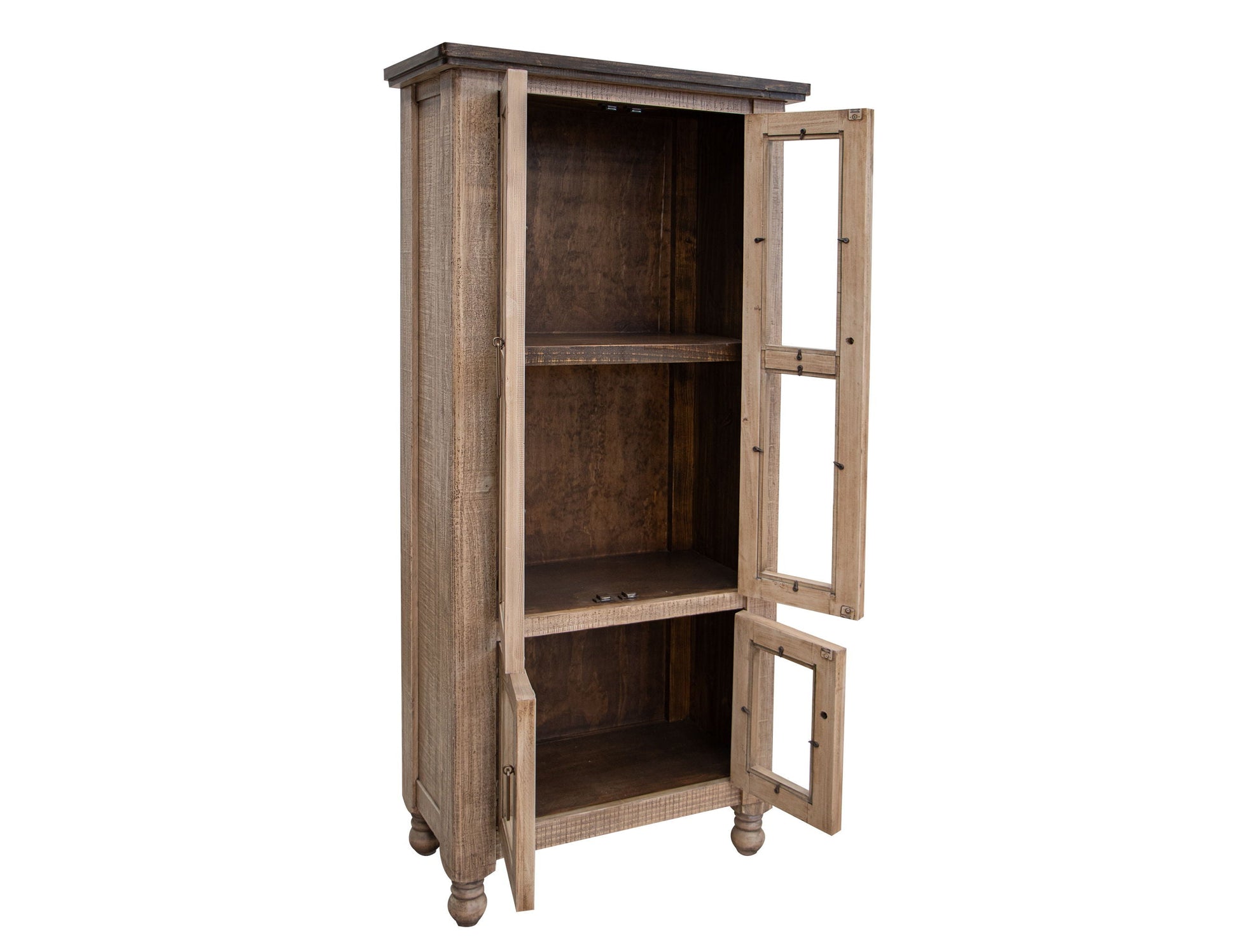 International Furniture Direct Natural Stone - Cabinet - Taupe Brown | Meri Furniture