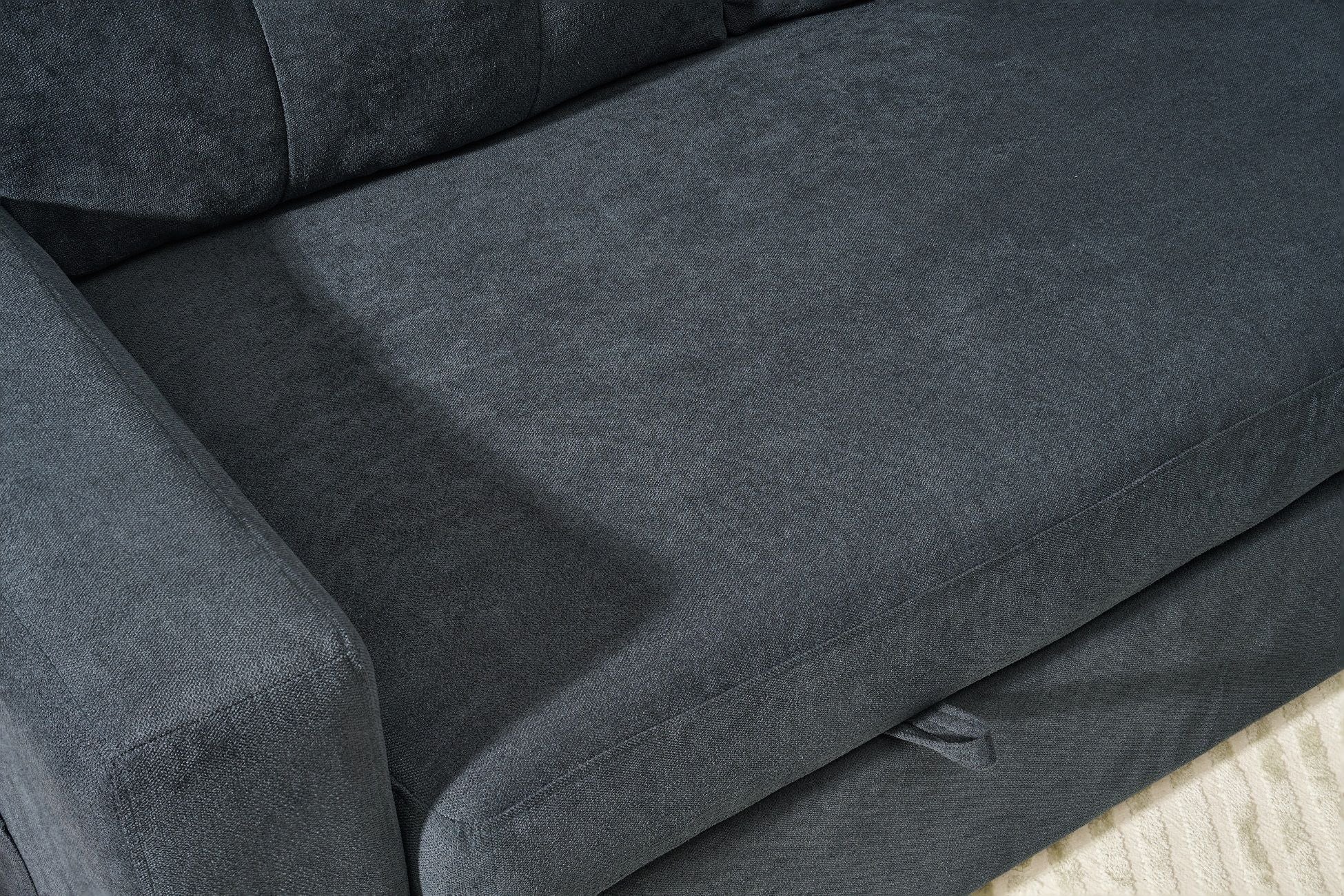 Reversible Sofa Couch Sleeper With Pull Out Bed And USB Port