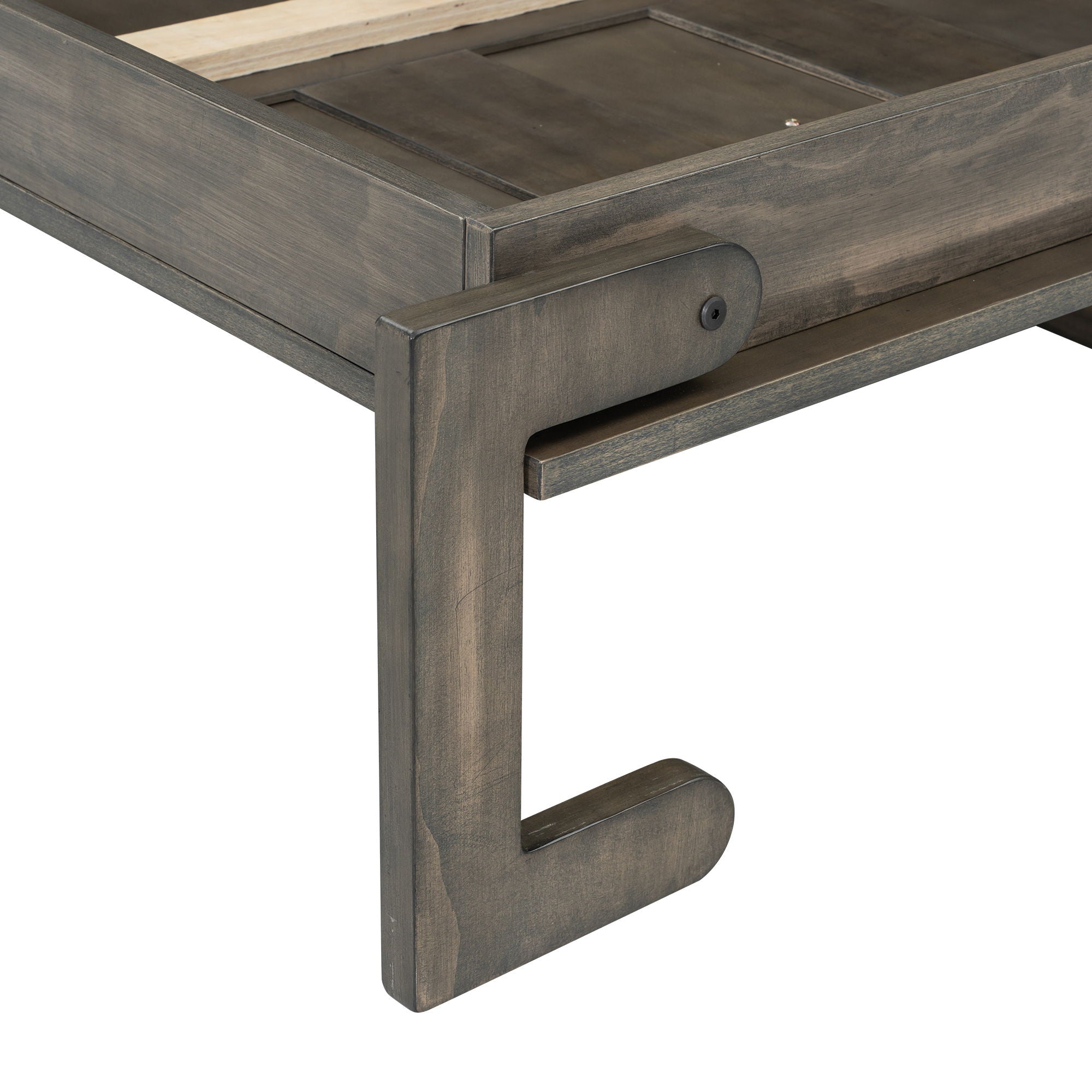 Murphy Bed With LED Light, Foldable Wall Bed Cabinet