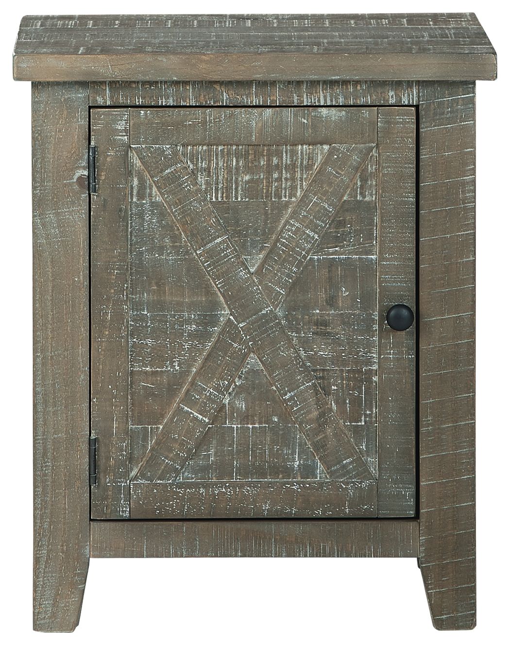 Ashley Furniture Pierston - Gray - Accent Cabinet | Meri Furniture