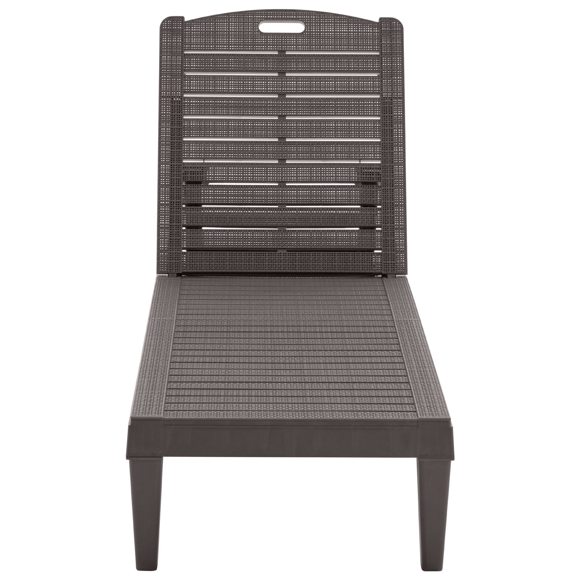 2 Piece Outdoor Chaise Lounges With Adjustable Backrest