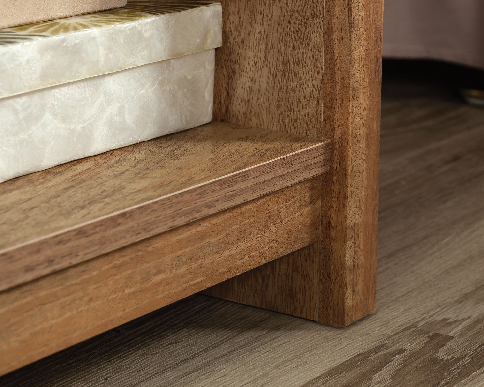 Night Stand with Drawer in Sindoori Mango