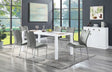 ACME Pagan - Dining Table - White High Gloss Finish | Meri Furniture