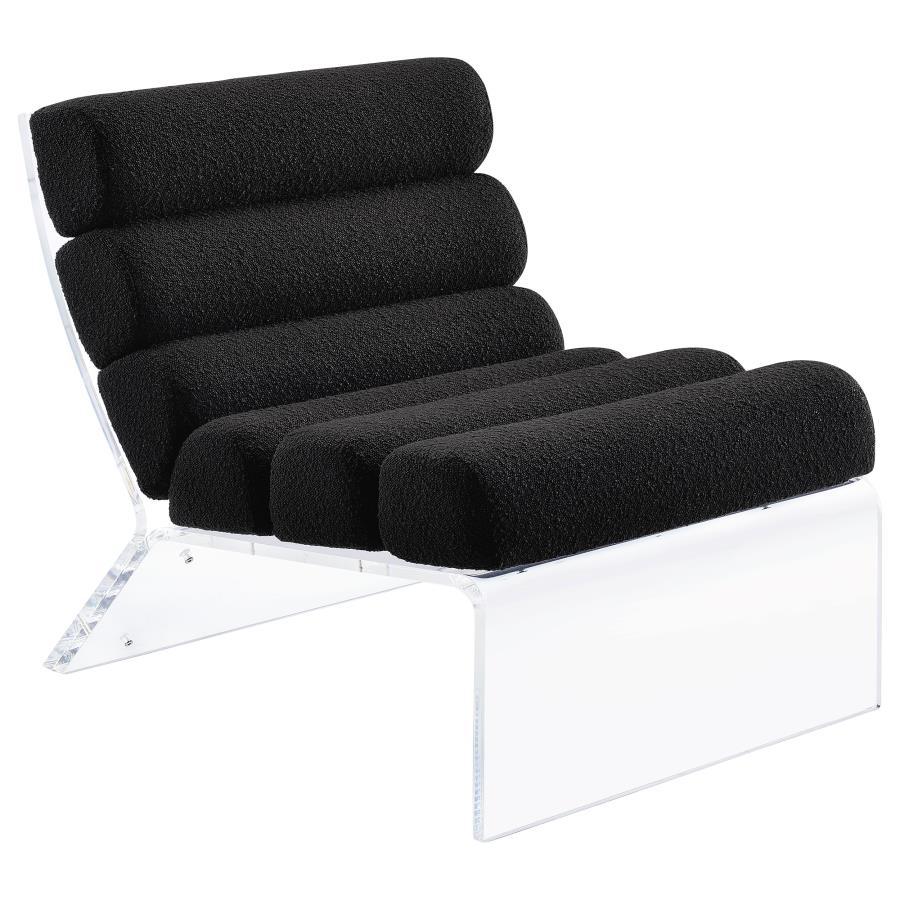 Coaster Fine Furniture Serreta - Boucle Upholstered Armless Acrylic Chair | Meri Furniture
