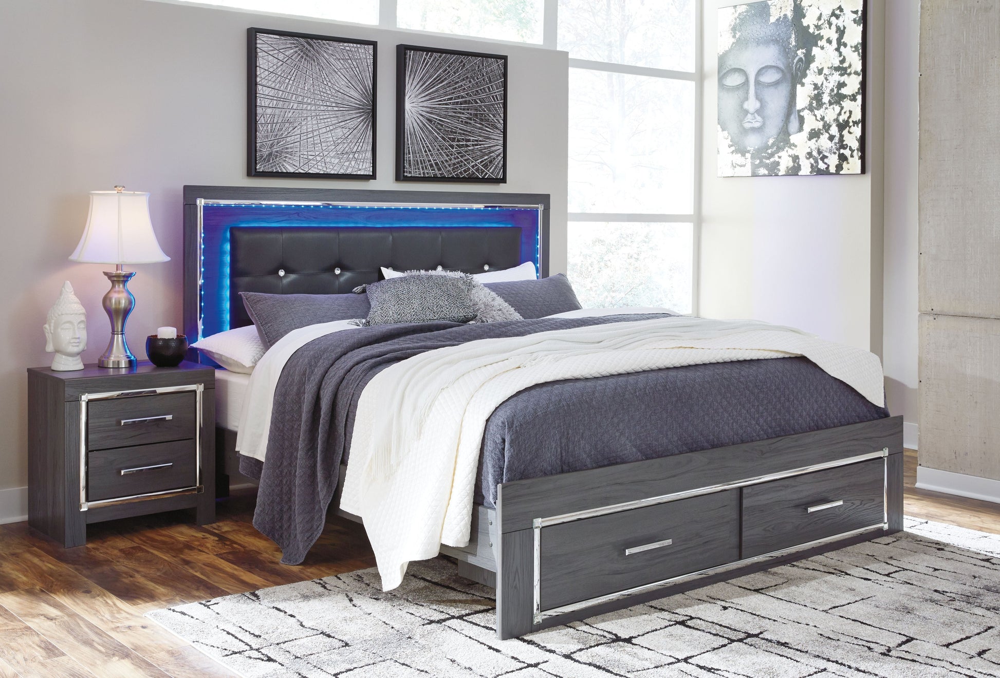 Signature Design by Ashley® Lodanna - Panel Bed | Meri Furniture